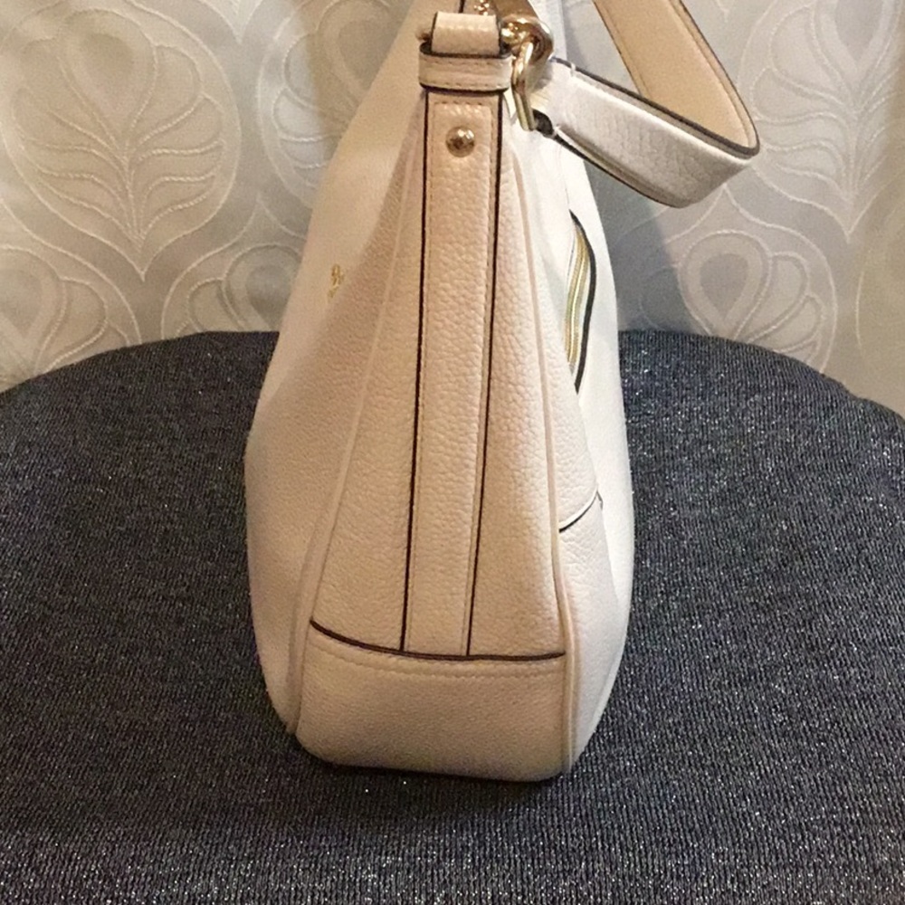 Beige Coach Bag Leather SOLD - Picture 6 of 13